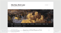 Desktop Screenshot of hikenoworklater.com